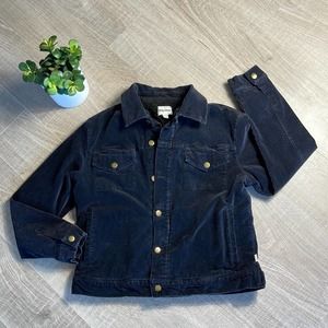 RHYTHM Mechanic Corduroy Jacket Black Fleece Lined Men’s Size Small